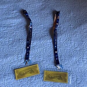 Polar Express Lanyard with Gold ticket